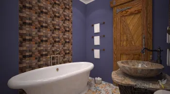 Интерьер ванной  смотреть на Basicdecor