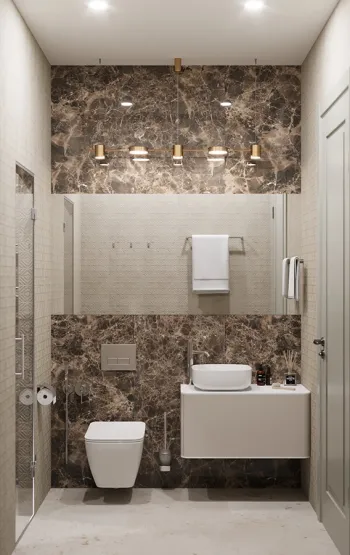 Интерьер ванной  смотреть на Basicdecor