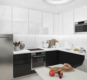 Интерьер кухни в современном стиле смотреть на Basicdecor