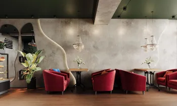 Интерьер кафе и ресторана  смотреть на Basicdecor