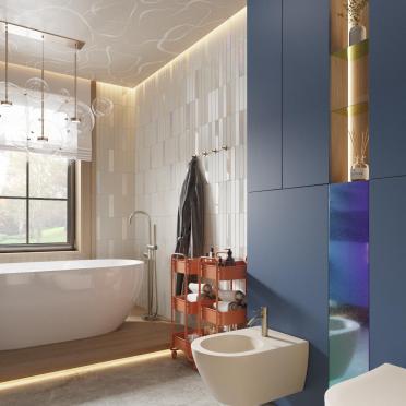 Интерьер ванной  смотреть на Basicdecor