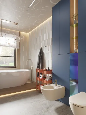 Интерьер ванной  смотреть на Basicdecor
