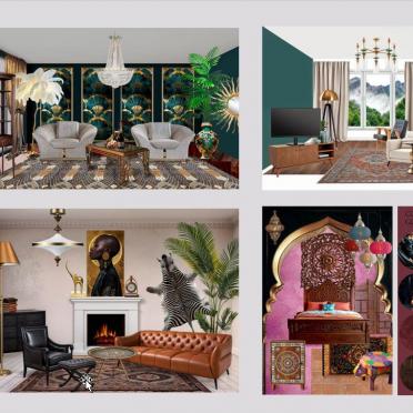Интерьер в современном стиле и эклектике смотреть на Basicdecor