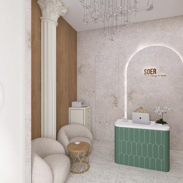 Интерьер кафе и ресторана с ресепшном  смотреть на Basicdecor