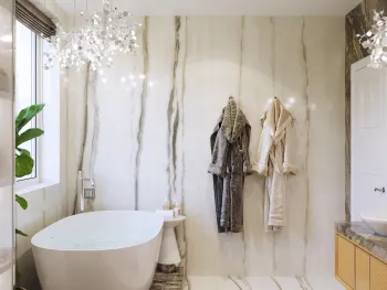Интерьер ванной  смотреть на Basicdecor