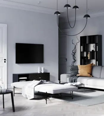 Интерьер гостиной  смотреть на Basicdecor