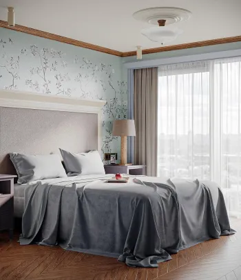 Интерьер спальни  смотреть на Basicdecor