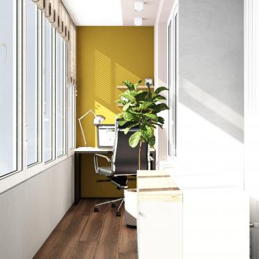 Интерьер балкона с балконом  смотреть на Basicdecor