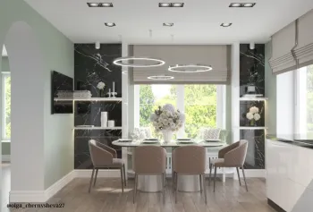 Интерьер столовой  смотреть на Basicdecor