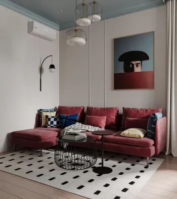 Интерьер гостиной  смотреть на Basicdecor