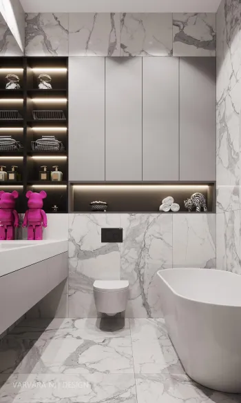 Интерьер ванной  смотреть на Basicdecor