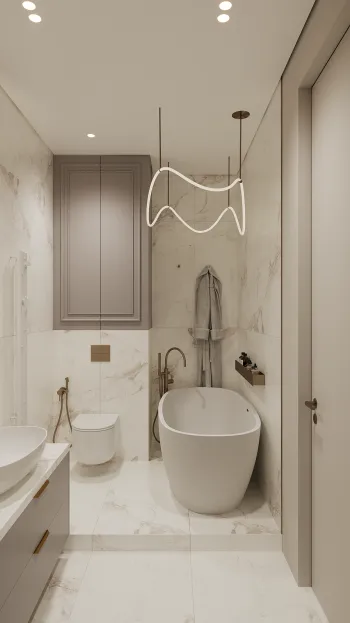 Интерьер ванной  смотреть на Basicdecor