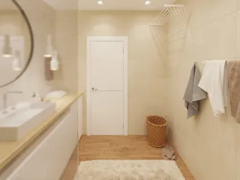 Интерьер ванной в современном стиле смотреть на Basicdecor