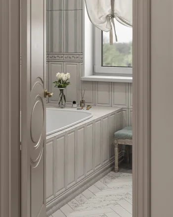 Интерьер ванной в стиле кантри смотреть на Basicdecor