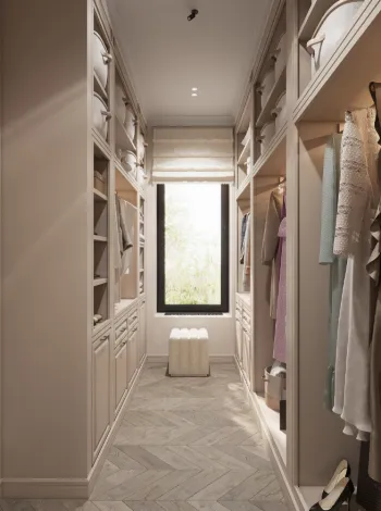 Интерьер гардеробной  смотреть на Basicdecor