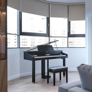 Интерьер с жалюзи и дверными жалюзи  смотреть на Basicdecor