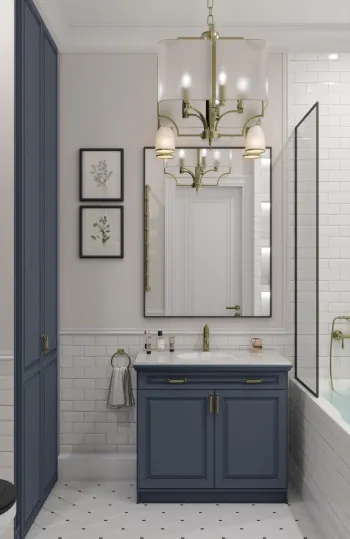 Интерьер ванной  смотреть на Basicdecor