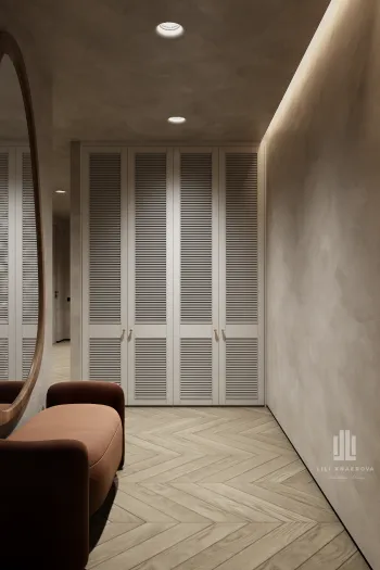 Интерьер с жалюзи и дверными жалюзи  смотреть на Basicdecor