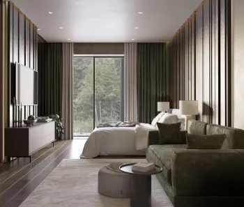 Интерьер спальни  смотреть на Basicdecor