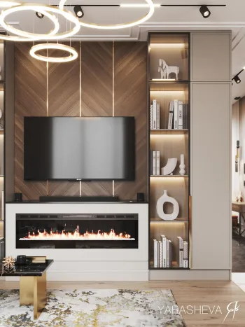 Интерьер гостиной  смотреть на Basicdecor