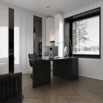Интерьер кабинета  смотреть на Basicdecor
