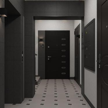 Интерьер прихожей с проходной  смотреть на Basicdecor