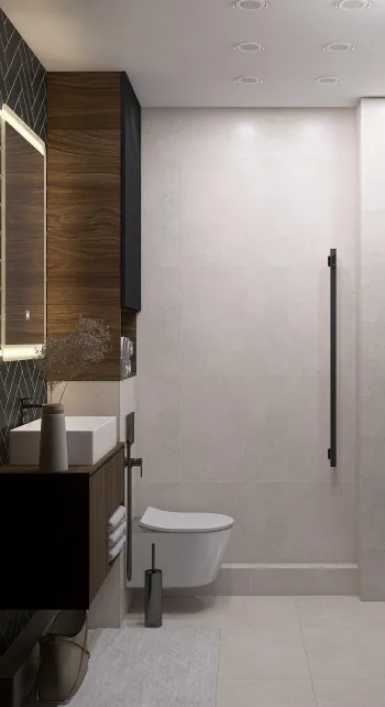 Интерьер ванной  смотреть на Basicdecor