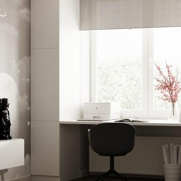 Интерьер с жалюзи  смотреть на Basicdecor