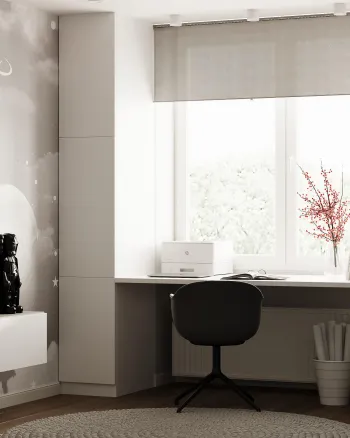 Интерьер с жалюзи  смотреть на Basicdecor