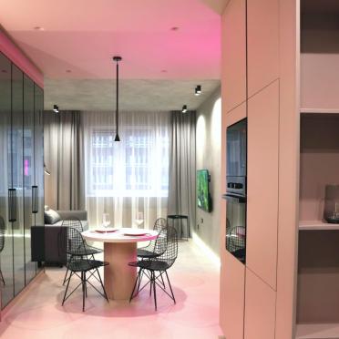 Интерьер c подсветкой  смотреть на Basicdecor