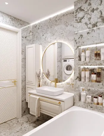 Интерьер ванной  смотреть на Basicdecor