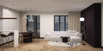 Интерьер гостиной  смотреть на Basicdecor