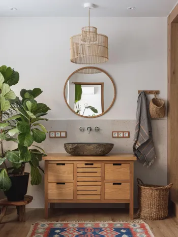 Интерьер ванной  смотреть на Basicdecor