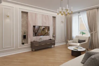 Интерьер гостиной  смотреть на Basicdecor