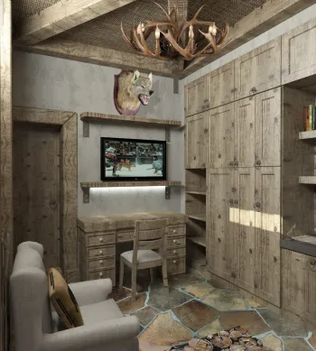 Интерьер в рустике смотреть на Basicdecor