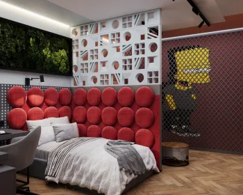 Интерьер детской и спальни  смотреть на Basicdecor