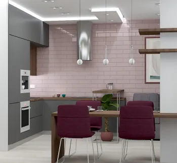 Интерьер кухни в современном стиле смотреть на Basicdecor