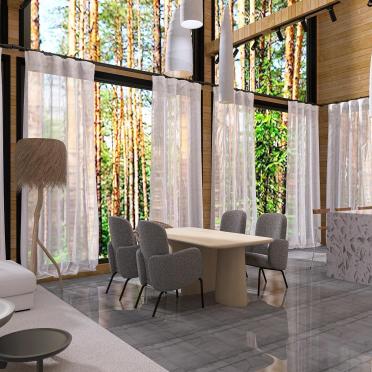 Интерьер столовой  смотреть на Basicdecor