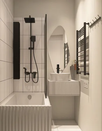 Интерьер ванной  смотреть на Basicdecor