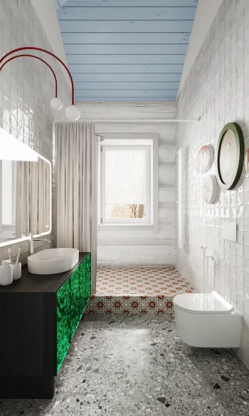 Интерьер ванной  смотреть на Basicdecor