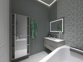 Интерьер ванной  смотреть на Basicdecor