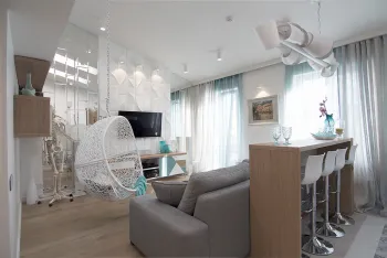 Интерьер гостиной  смотреть на Basicdecor