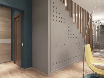 Интерьер прихожей в современном стиле смотреть на Basicdecor