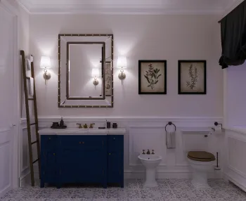 Интерьер ванной  смотреть на Basicdecor