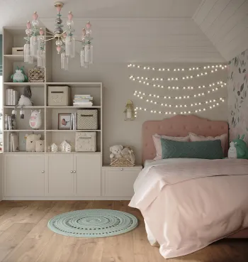 Интерьер детской с для девочки в классическом стиле смотреть на Basicdecor
