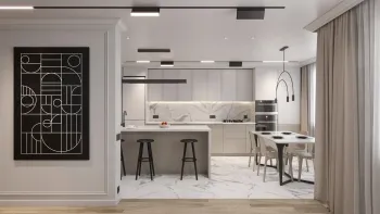 Интерьер кухни в современном стиле смотреть на Basicdecor