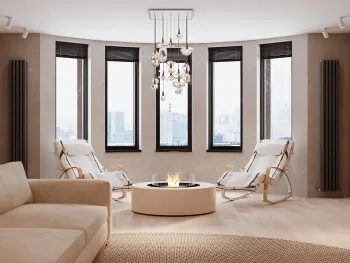 Интерьер гостиной c эркером  смотреть на Basicdecor