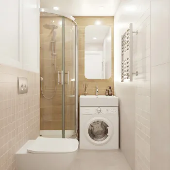 Интерьер ванной в современном стиле смотреть на Basicdecor