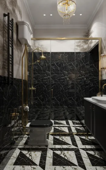Интерьер ванной  смотреть на Basicdecor