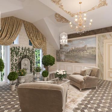 Интерьер гостиной в французском смотреть на Basicdecor